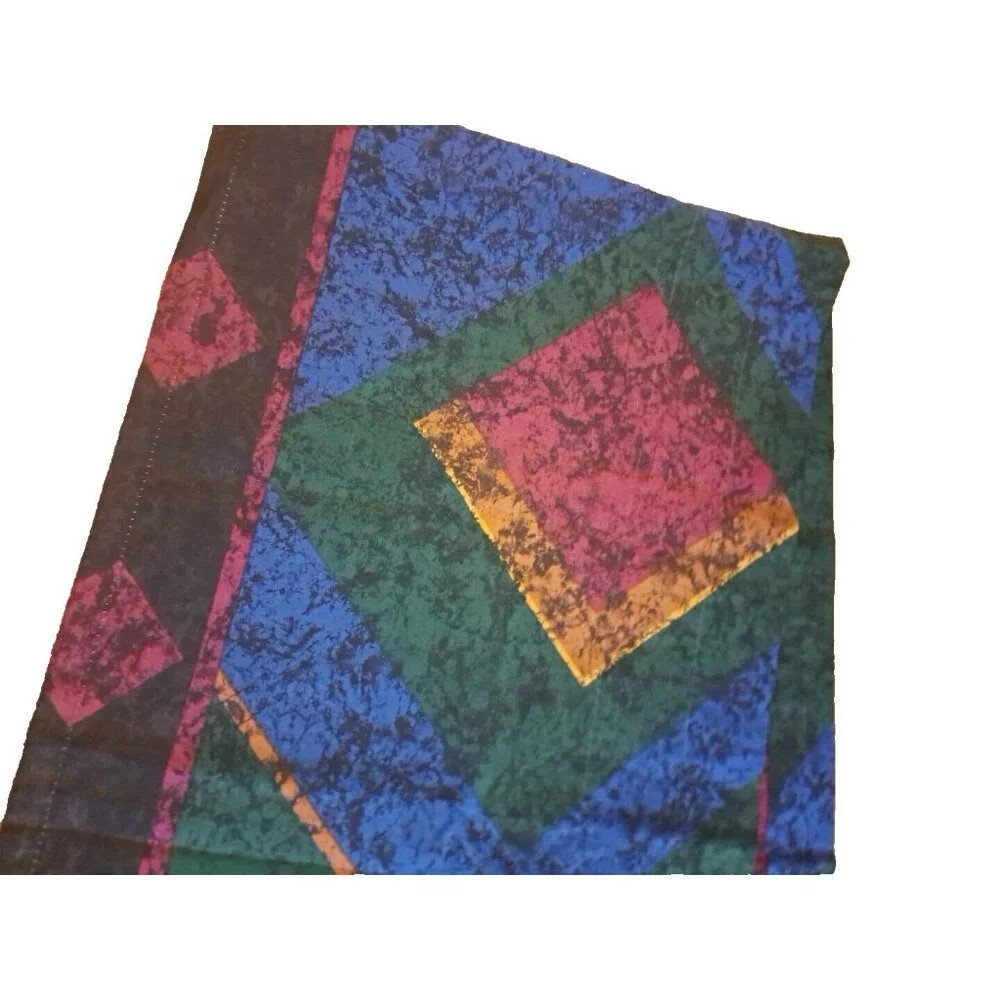 Vintage NEW Window Valance Colorful Abstract 90s JC Penney USA Made 84x20